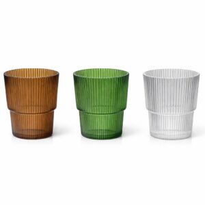 שישית כוסות אקריל מיקס צבעים